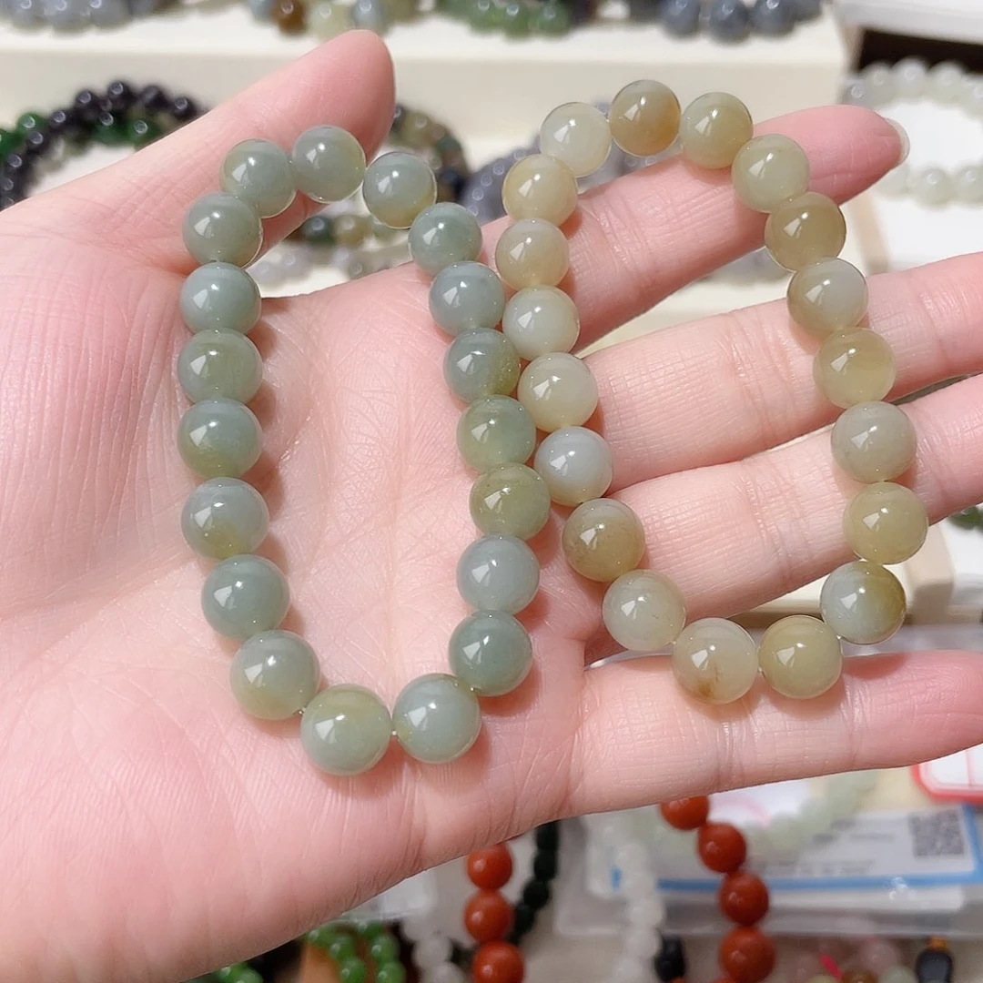 和田玉手串未镶嵌