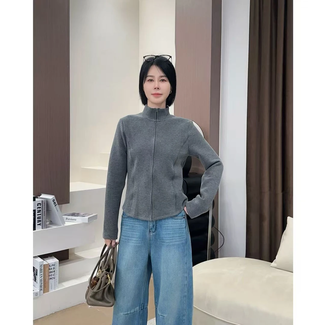 【洁子推荐】2025冬季新款258577经典加厚立领百搭卫衣JZYC258577