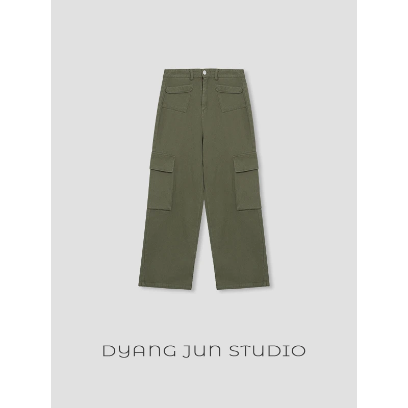 D YANGJUN 秋季裤新款黑色美式休闲工装裤牛仔裤子新款爆款2023女