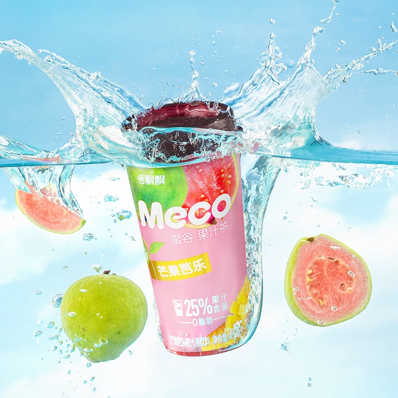 【Mc专属】芒果芭乐香飘飘Meco果茶饮料400ml*8杯