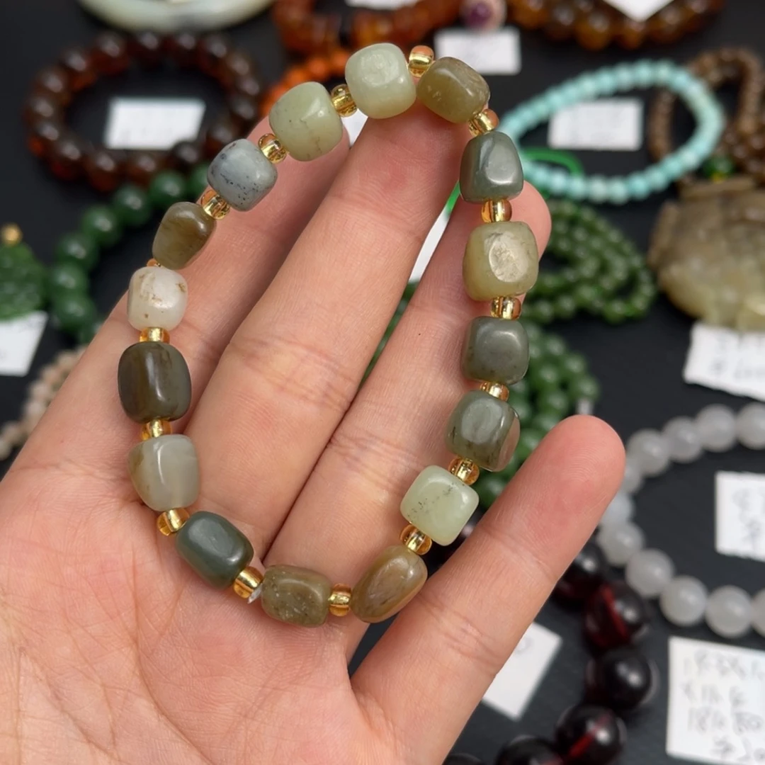 【闪购商品】手链未镶嵌和田玉（糖玉）手串