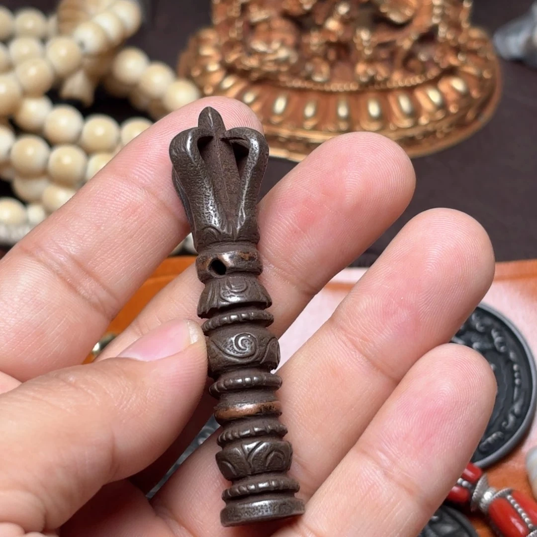 铜星月菩提挂件菩提