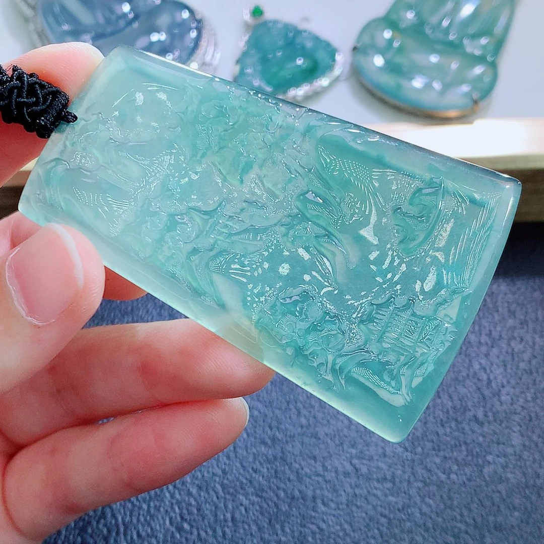 颈饰未镶嵌翡翠翡翠