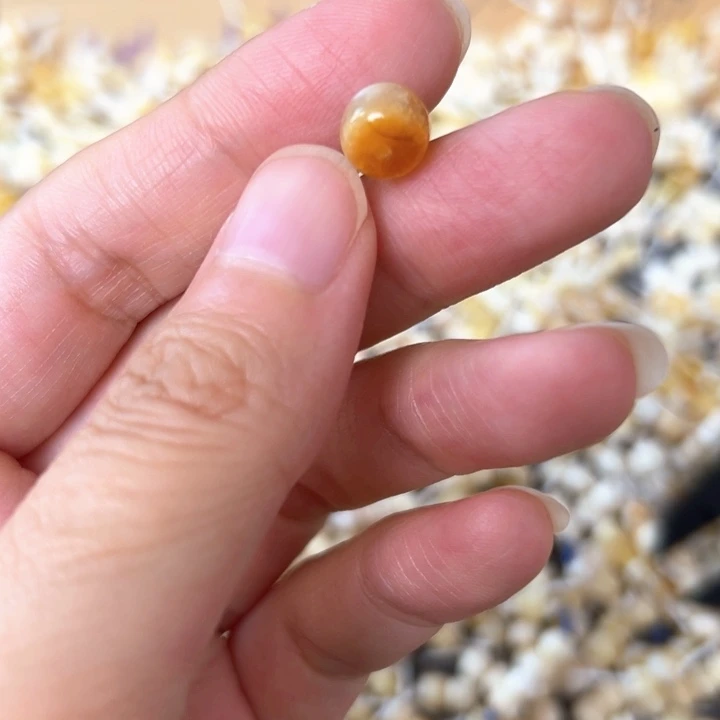 裸石蜜蜡未镶嵌8mm一个