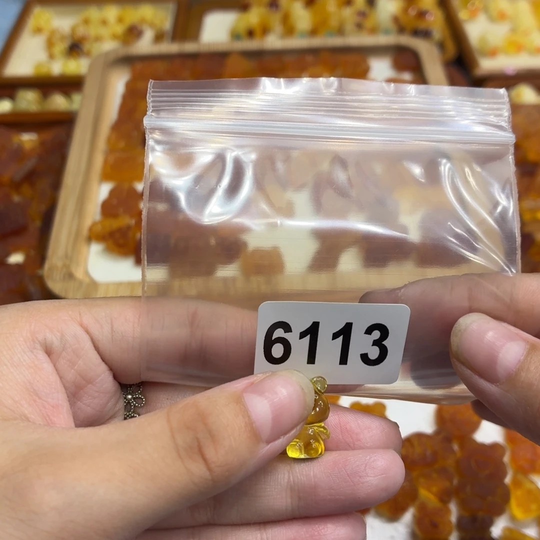 琥珀未镶嵌毛衣链