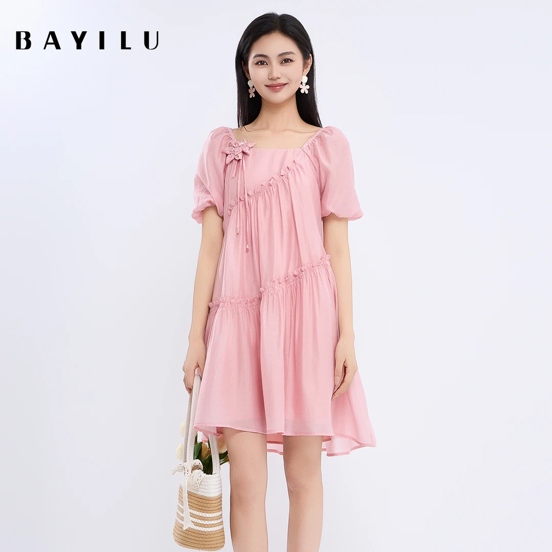 【立子】芭依璐女装夏季新款时尚连衣裙95L7830Z