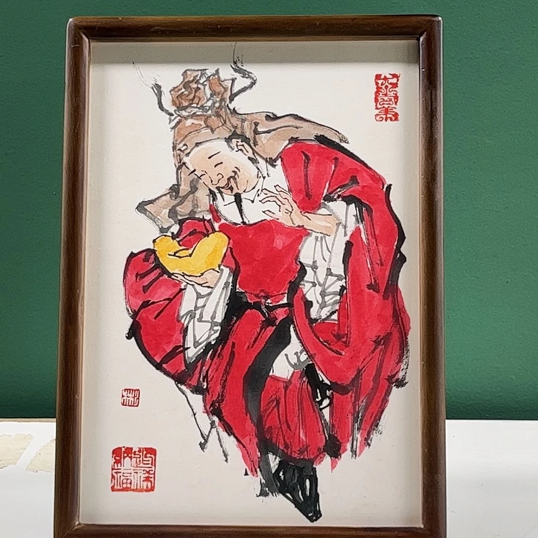 国画张彬带框精装裱福利