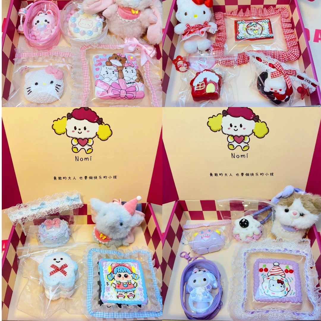 【手绘娃娃福箱】直播现拆默认瑕疵食品级纯手工捏捏（开盒不可退换）