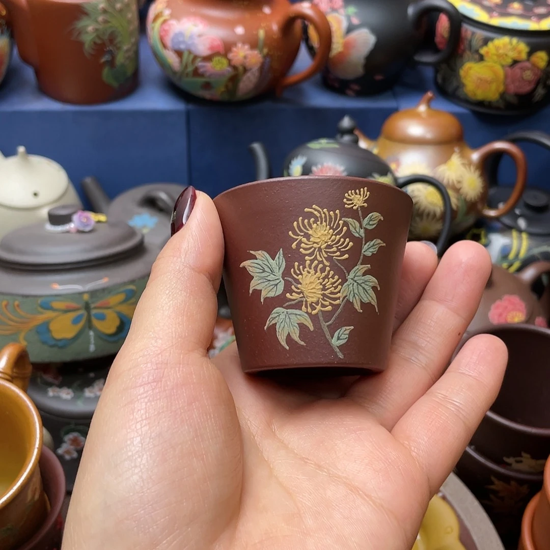紫砂茶杯紫砂主人杯50cc
