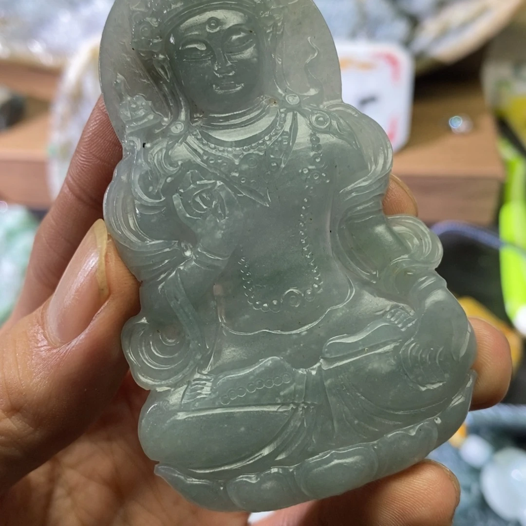 定制翡翠未镶嵌度母