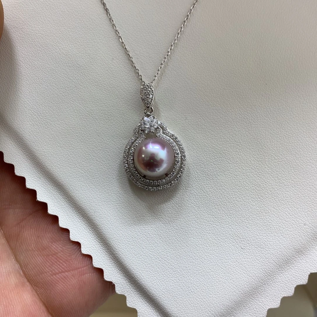 耳饰淡水珍珠银S925镶嵌