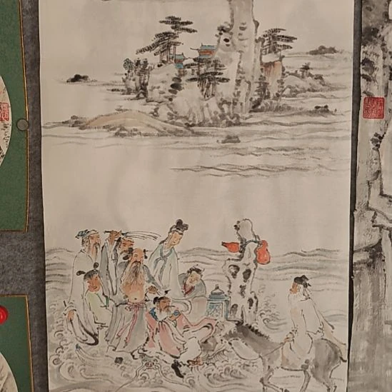 折扇老师国画创作