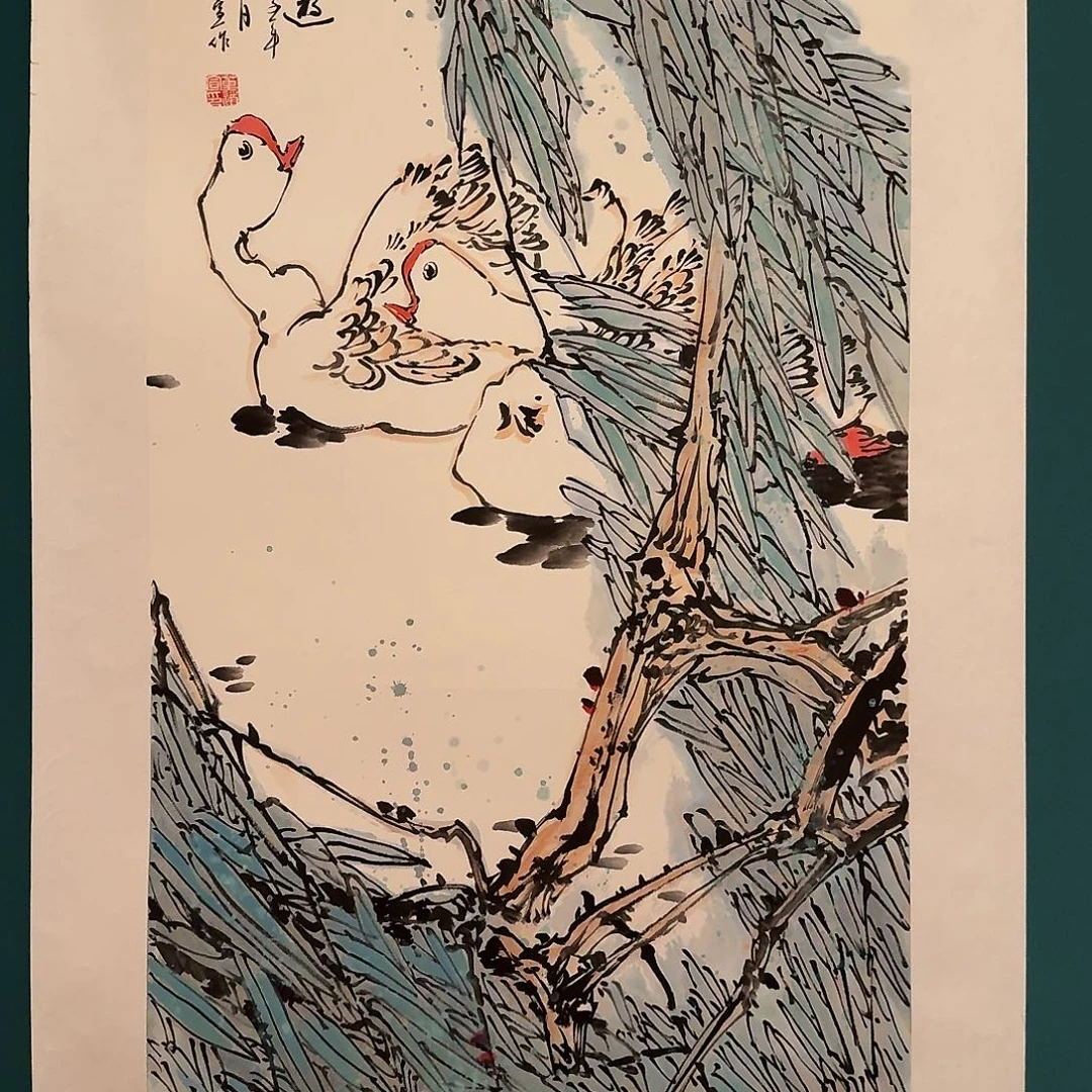 国画董老师作品画作