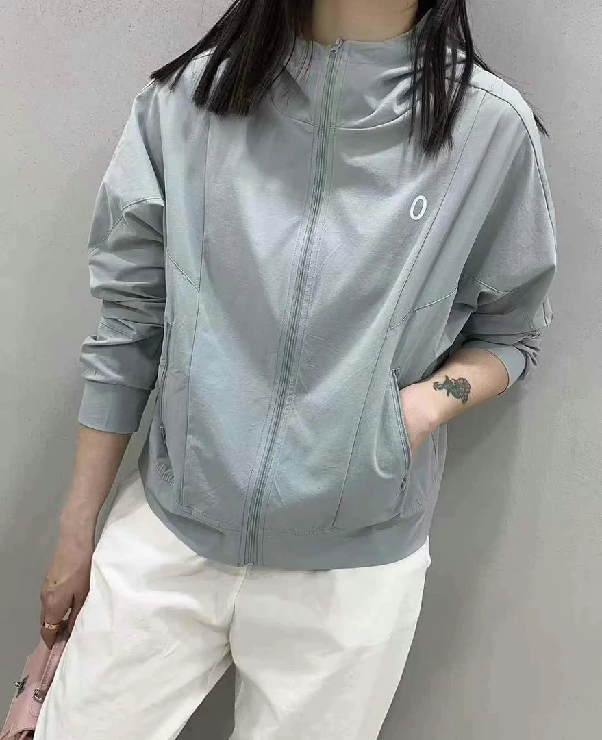 夏季防晒户外连帽女薄款常规款短外套防晒衣时尚