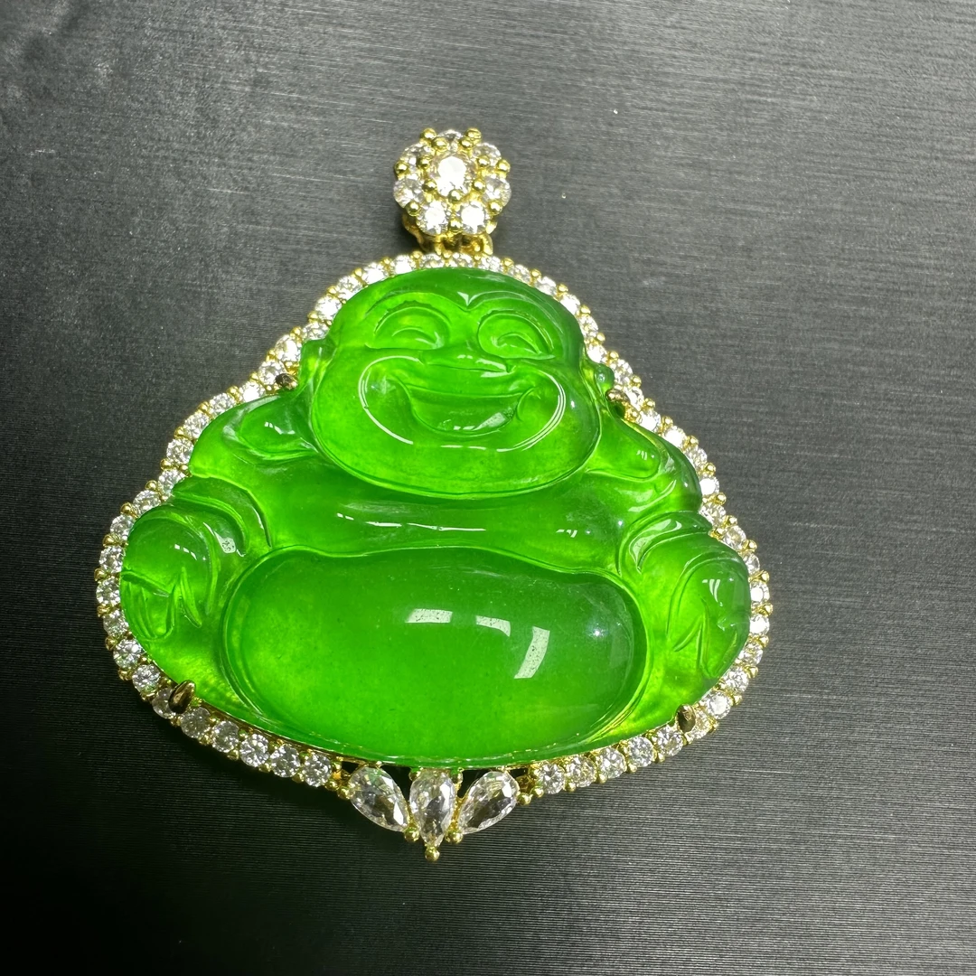 翡翠佛公吊坠（多样发其一）A148