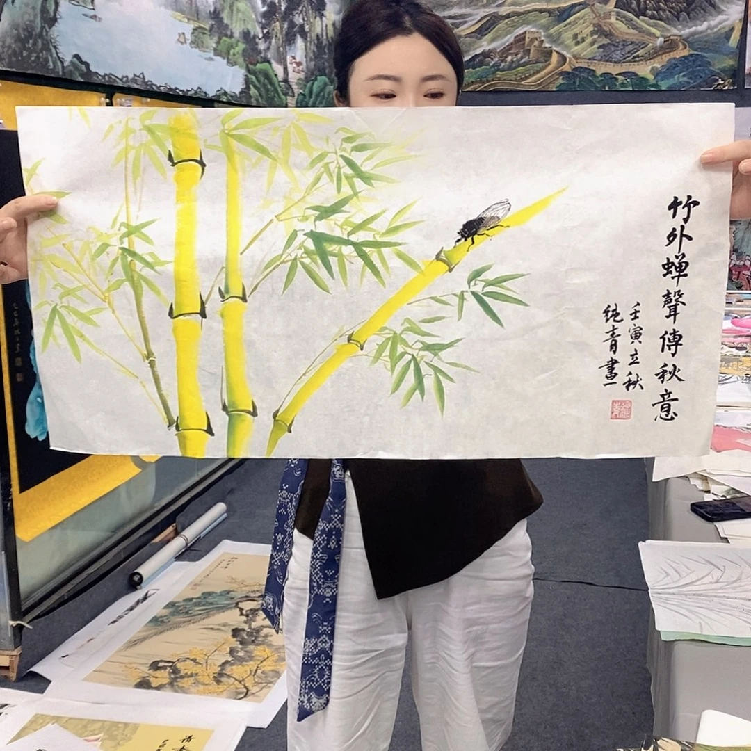 国画国画手绘作品