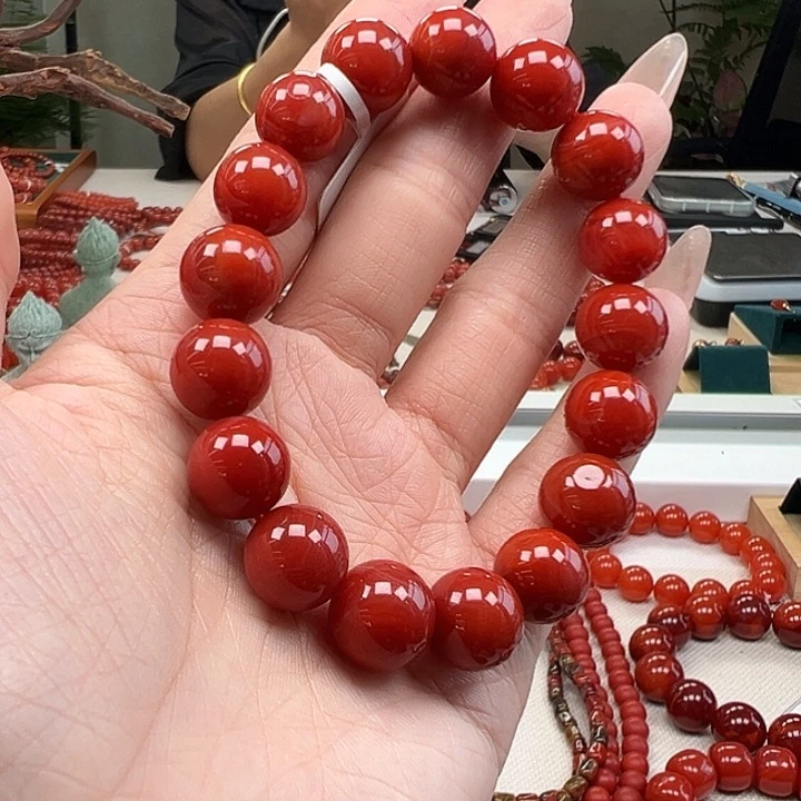 手链未镶嵌南红玛瑙12mm