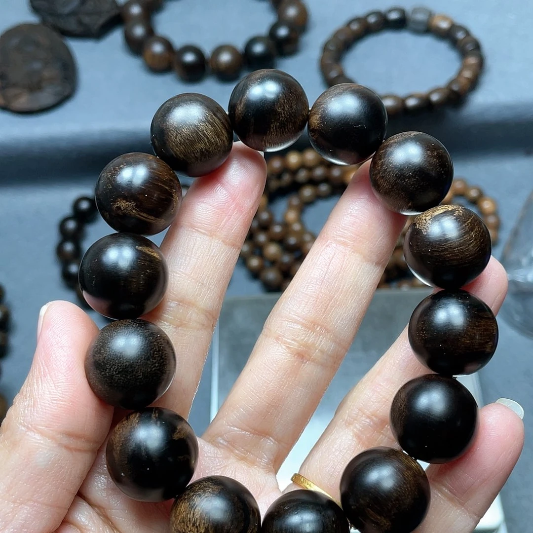 沉香手串福*白棋瘤疤1.6