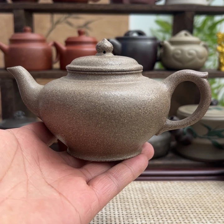 紫砂茶壶宜兴原矿紫砂笑樱240CC