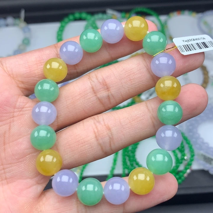 翡翠未镶嵌毛衣链