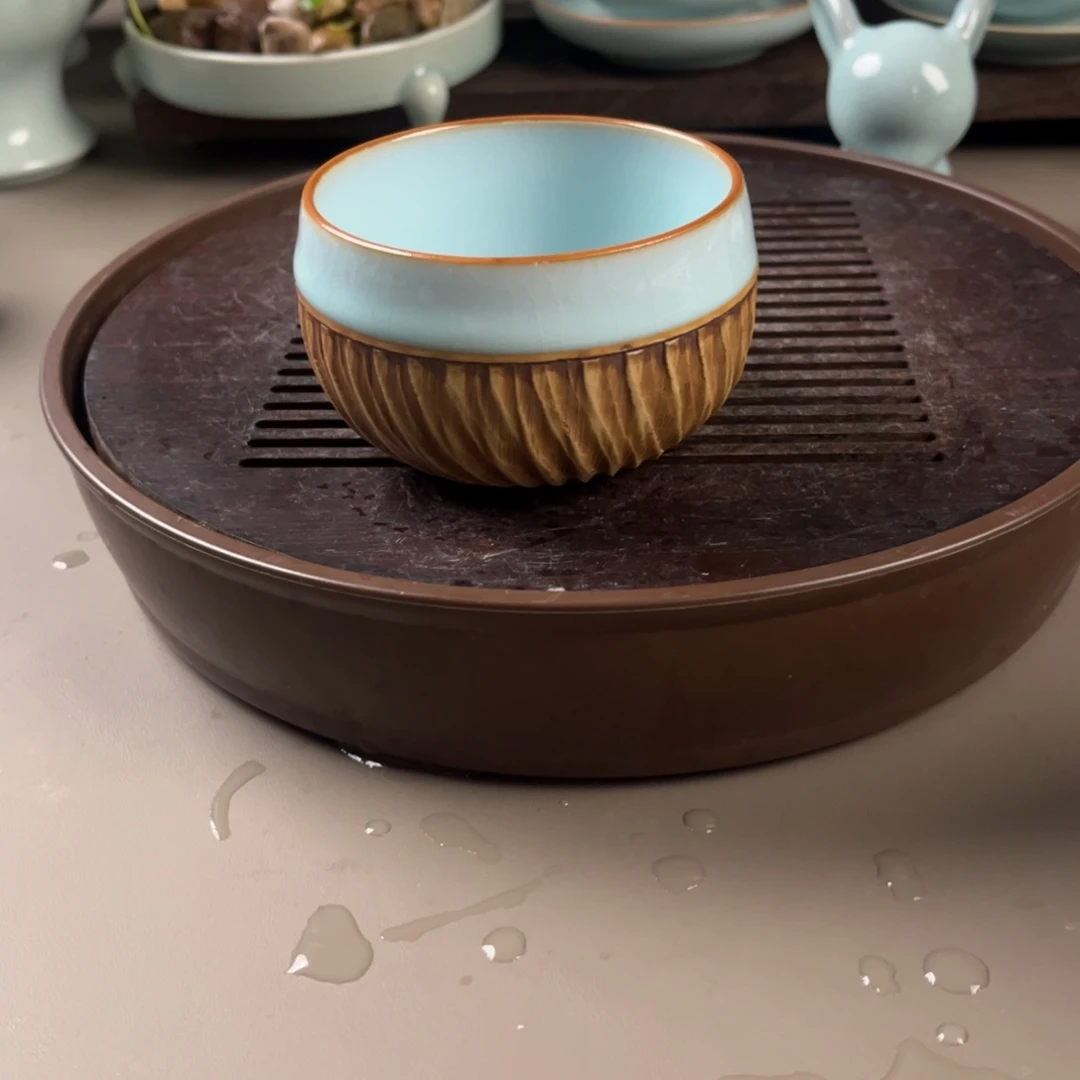 天青色釉水重工杯子