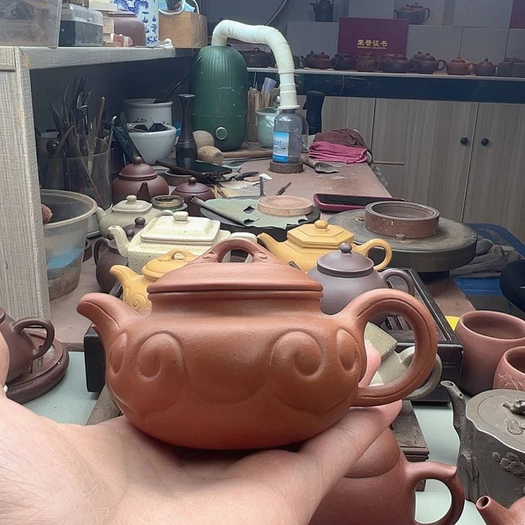 紫砂茶壶半手工紫砂壶套装一壶7杯