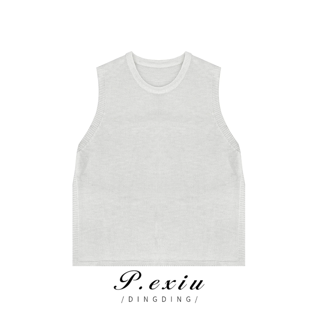 PanYiXiu/潘依绣【白日漫游】春夏叠穿百搭无袖针织背心 ZZ0221