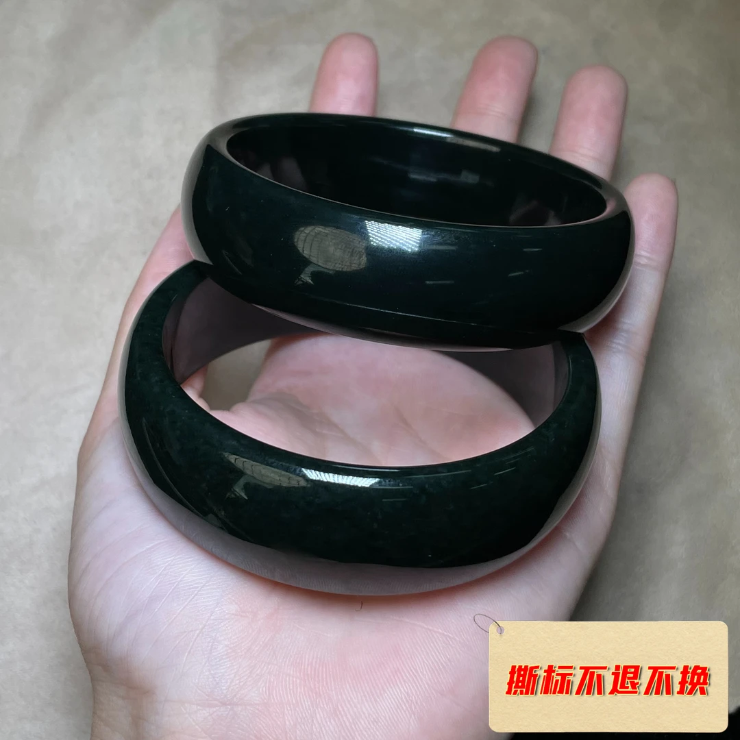 景景严选~和田玉手镯-多样性发一