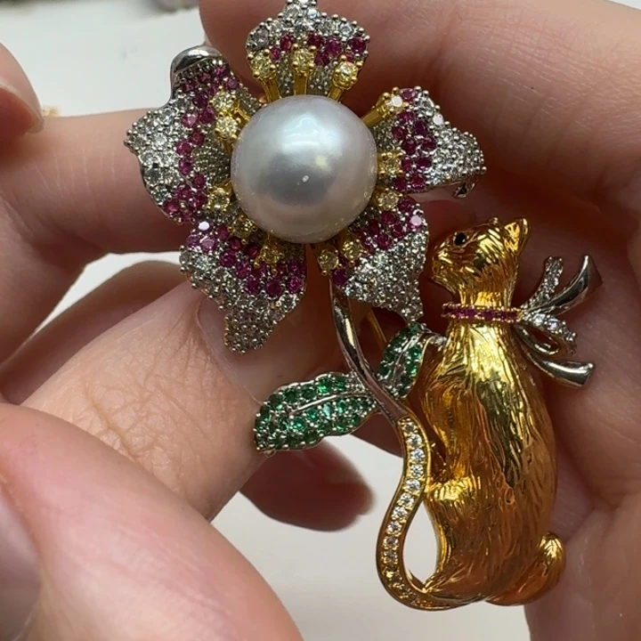 海水珍珠胸饰未镶嵌