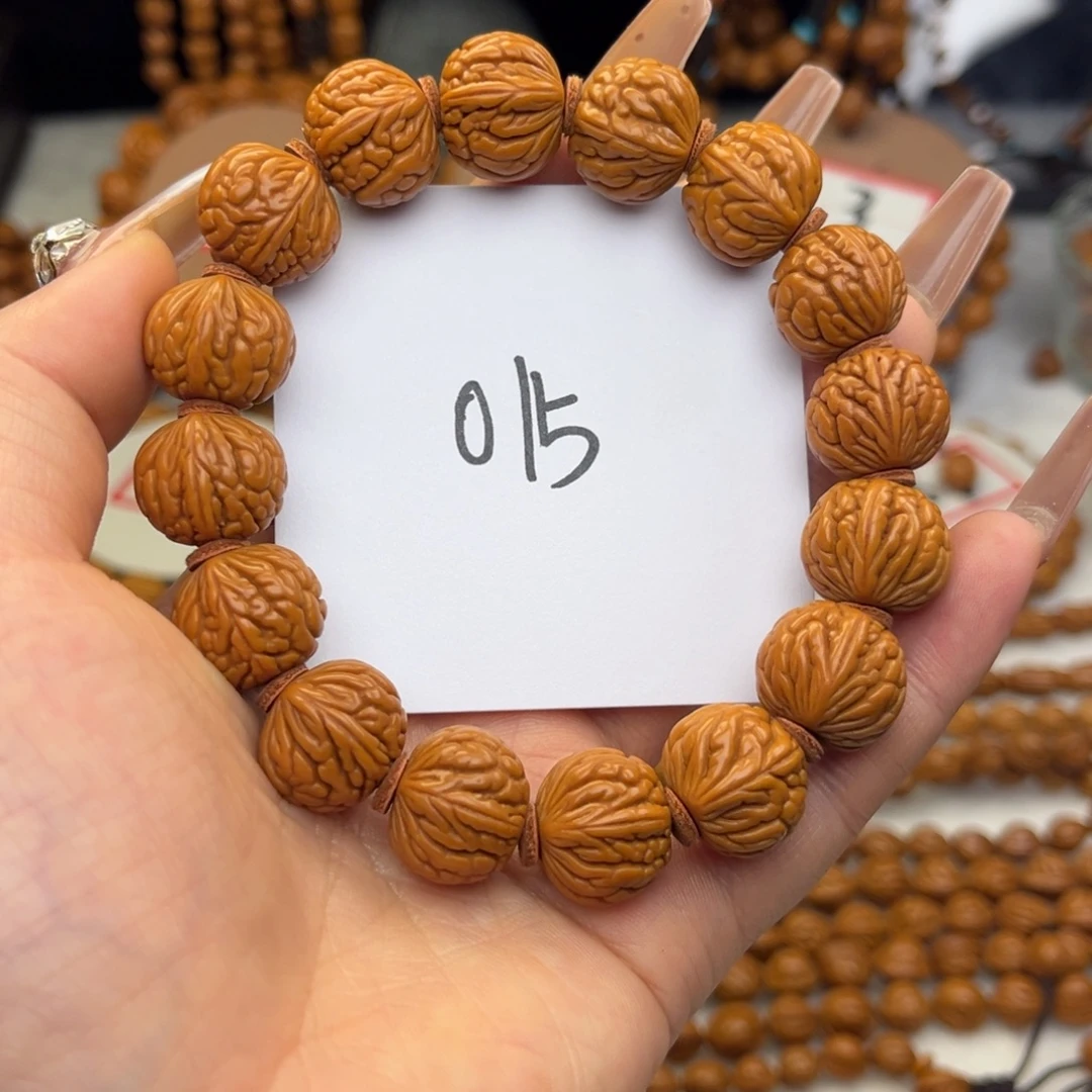 桃核手串荔枝纹龙纹桃核手串