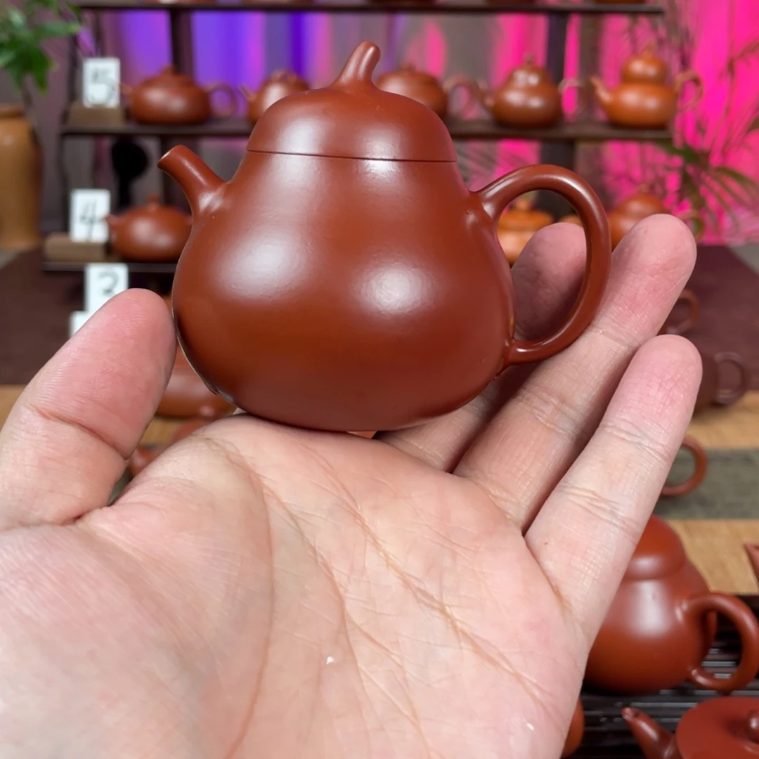 ～***～茶壶紫砂精工茄瓜115cv