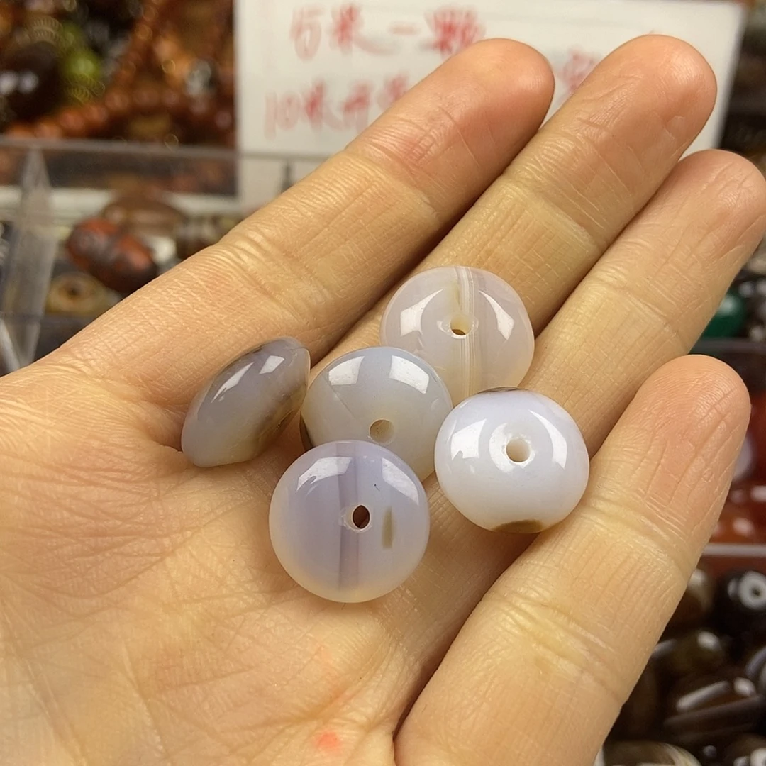 玛瑙/玉髓未镶嵌玛瑙珠珠DIY配饰