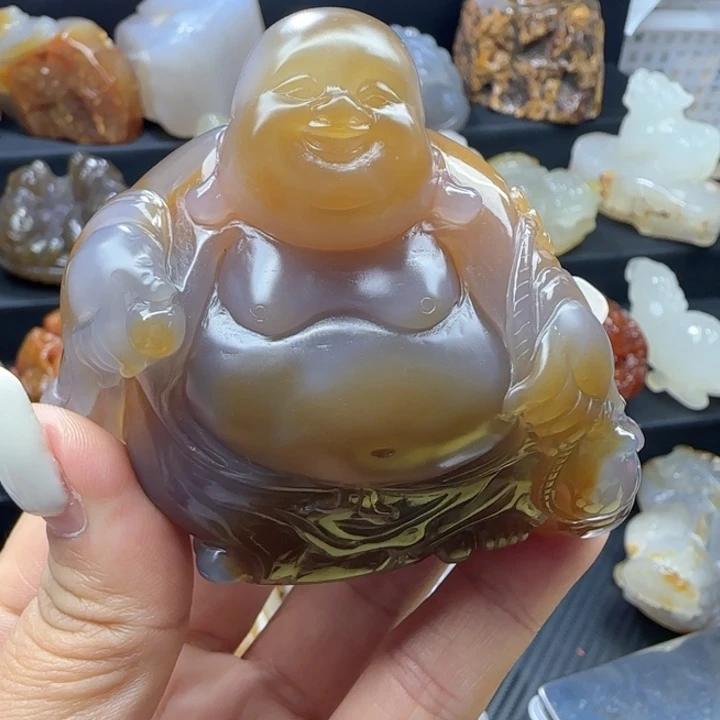 玛瑙/玉髓合金摆件