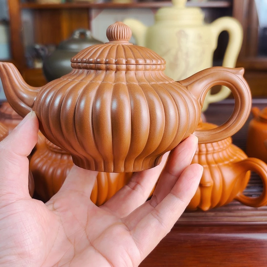 茶壶紫砂骐*精品手工制作