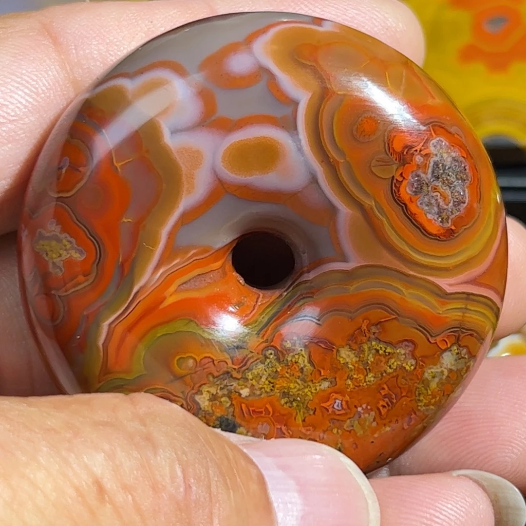 尺***饶玛瑙/玉髓合金颈饰