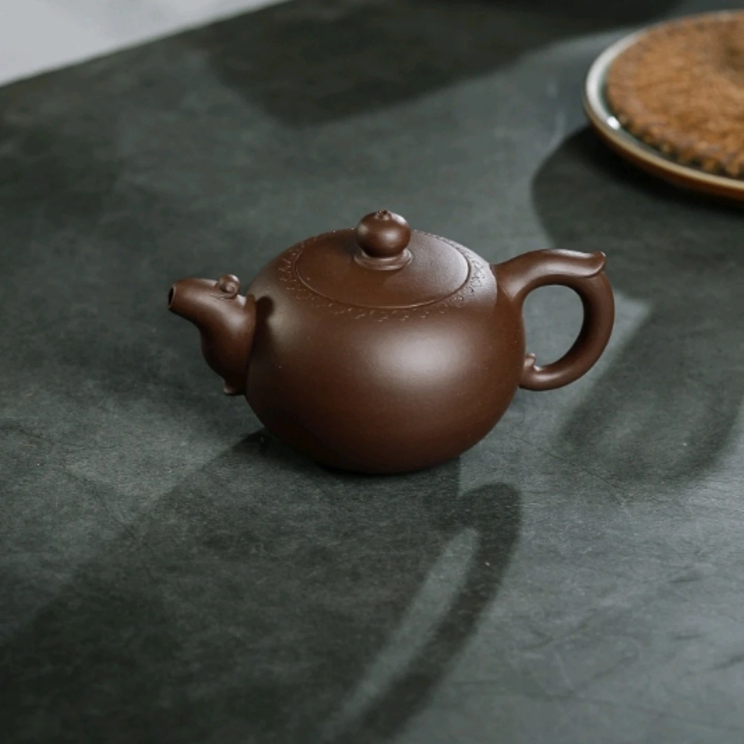 小林作品～祥云，丁蜀本地紫泥，半手工，350CC