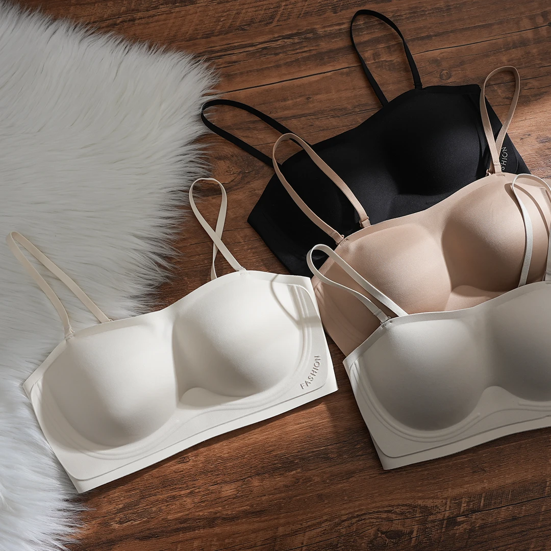 【糯米丸子】空调杯防滑无肩带抹胸舒适文胸