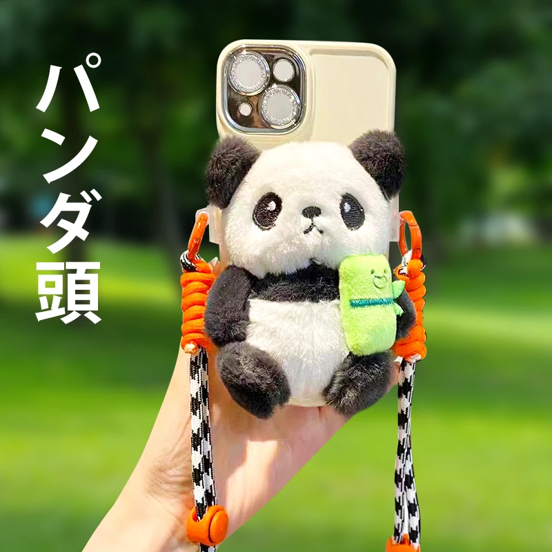 日系卡通挂包钥匙扣钱包背带式装饰通用女款可爱