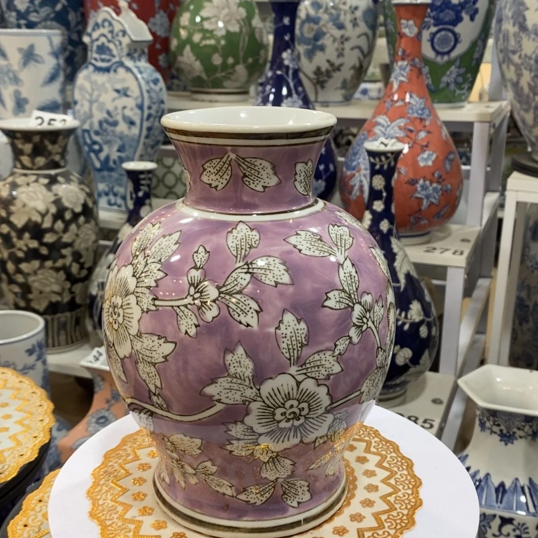 【闪购商品】陶瓷青花瓷花瓶微瑕福利一个