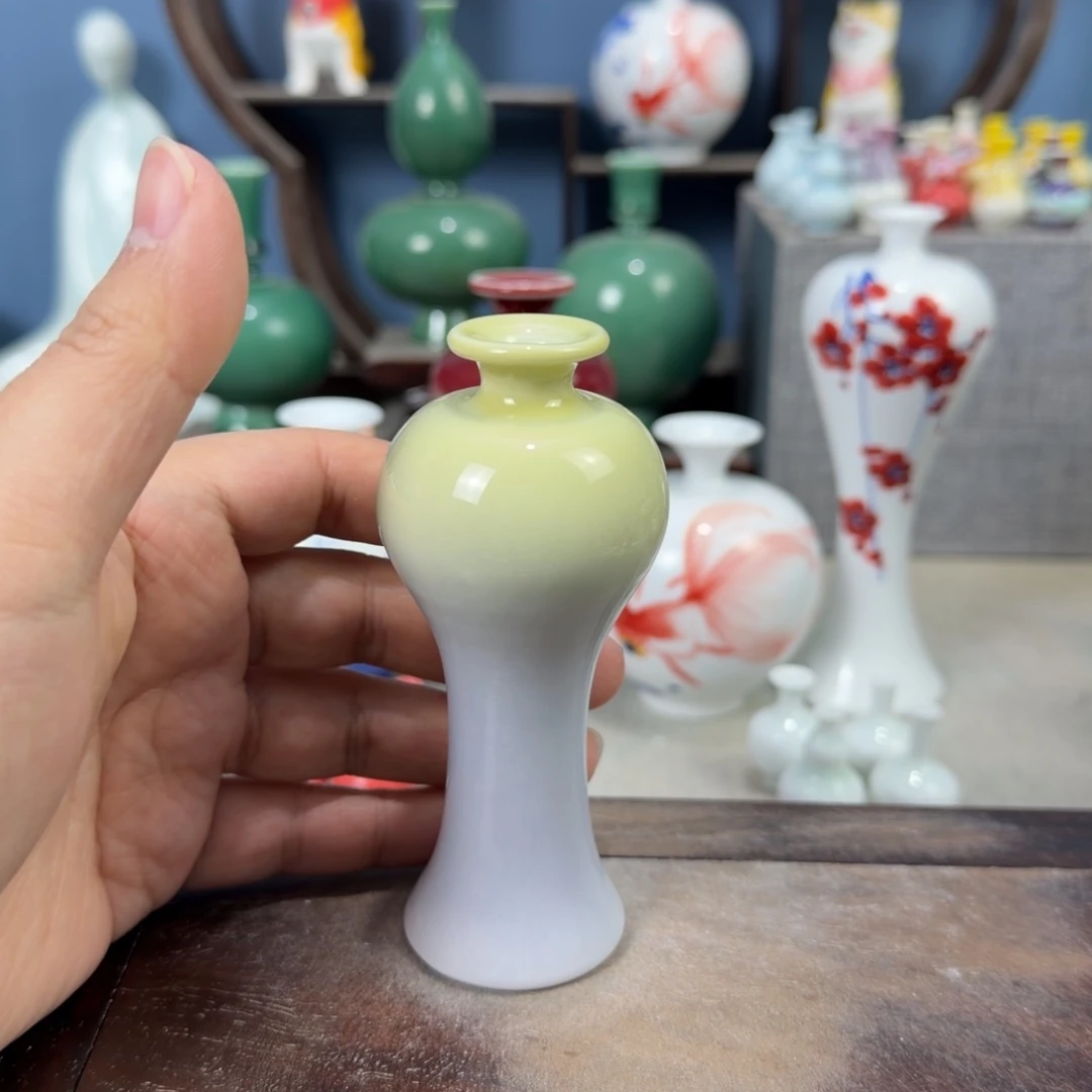 陶瓷手工小花器摆件