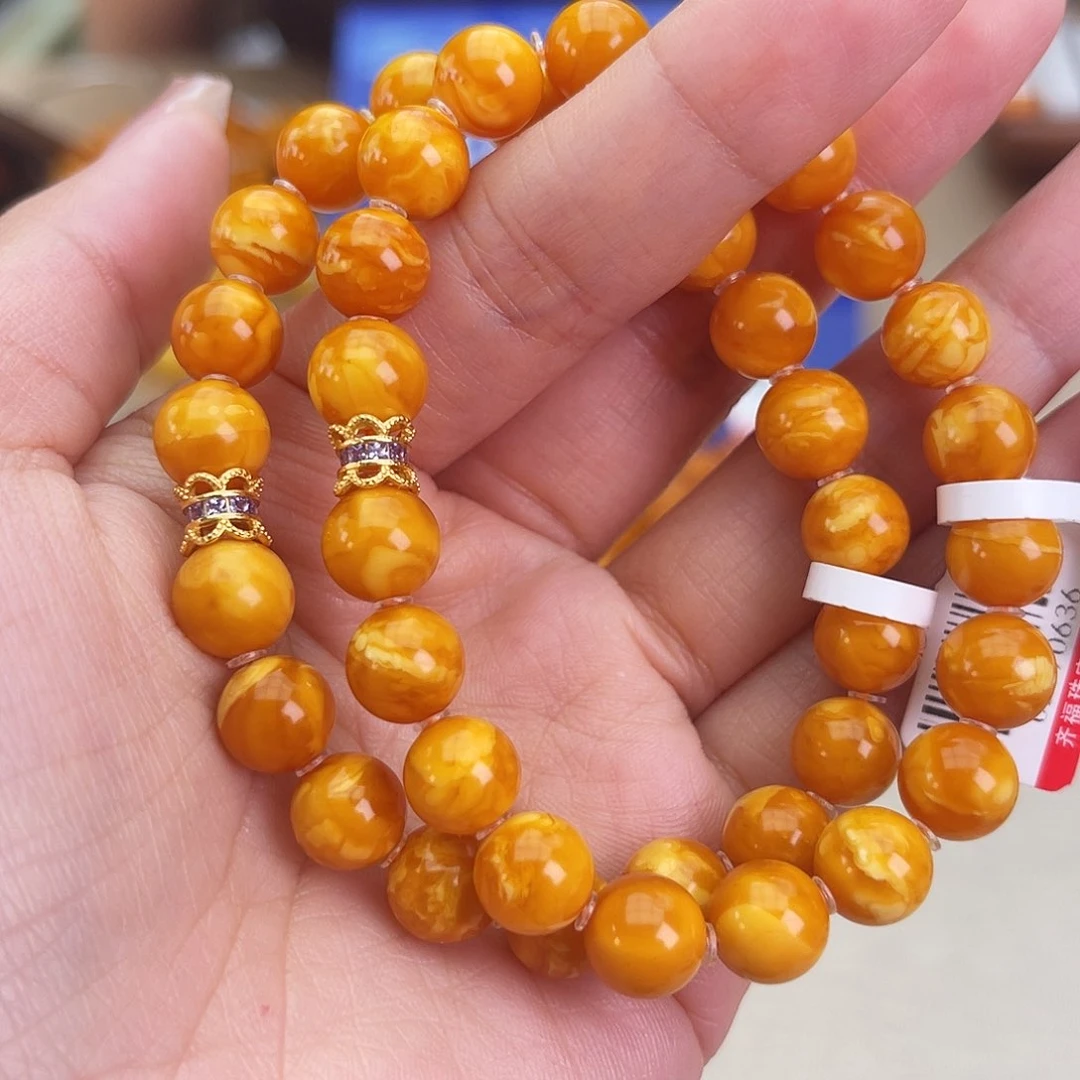 未镶嵌琥珀手链9 m多样性发其一