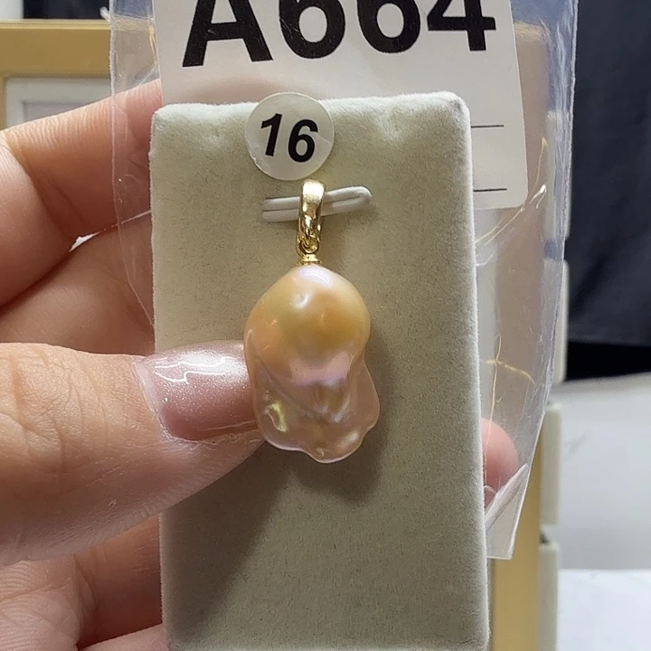 天然淡水珍珠淡水珍珠银S925镶嵌