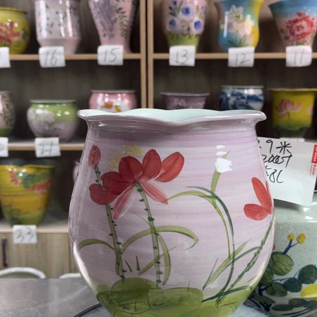 景德镇陶瓷花盆花盆