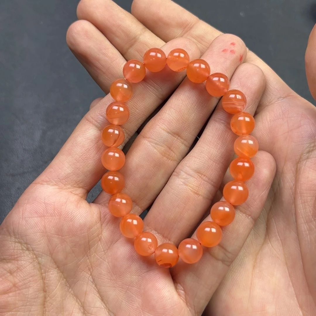 玛瑙/玉髓颈饰未镶嵌多样性南红手串颗卡9货头