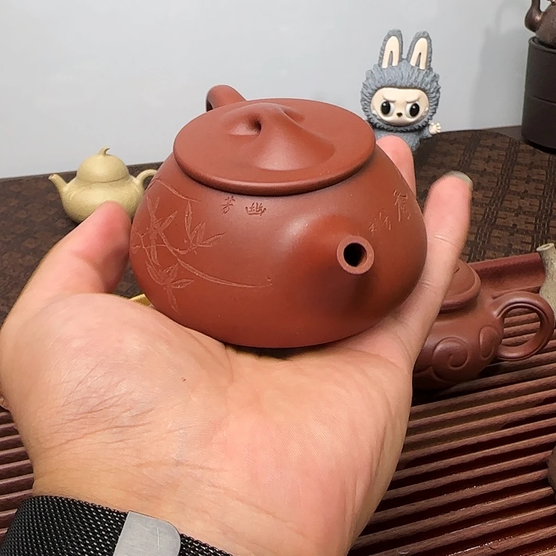 南***发茶壶紫砂回血价全手厂紫泥170cc满瓢