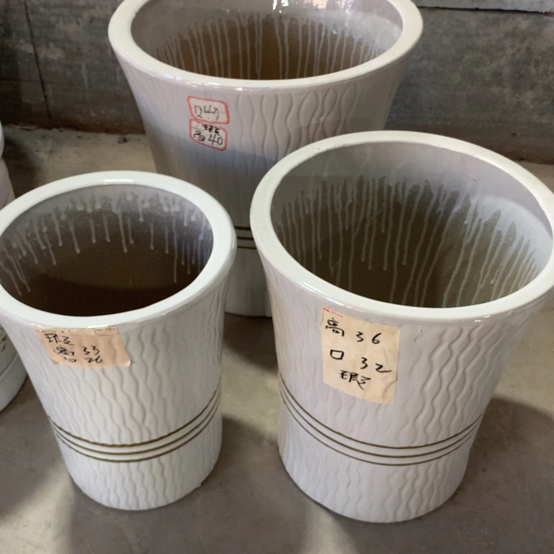 瑕疵高温陶瓷花盆