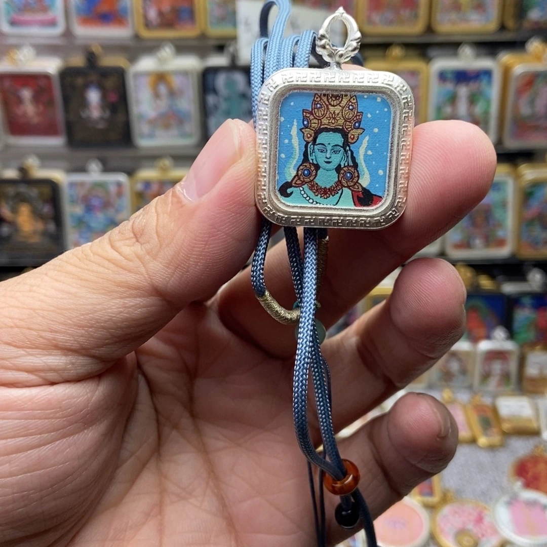 吊坠纯手绘绿妈妈福利卡