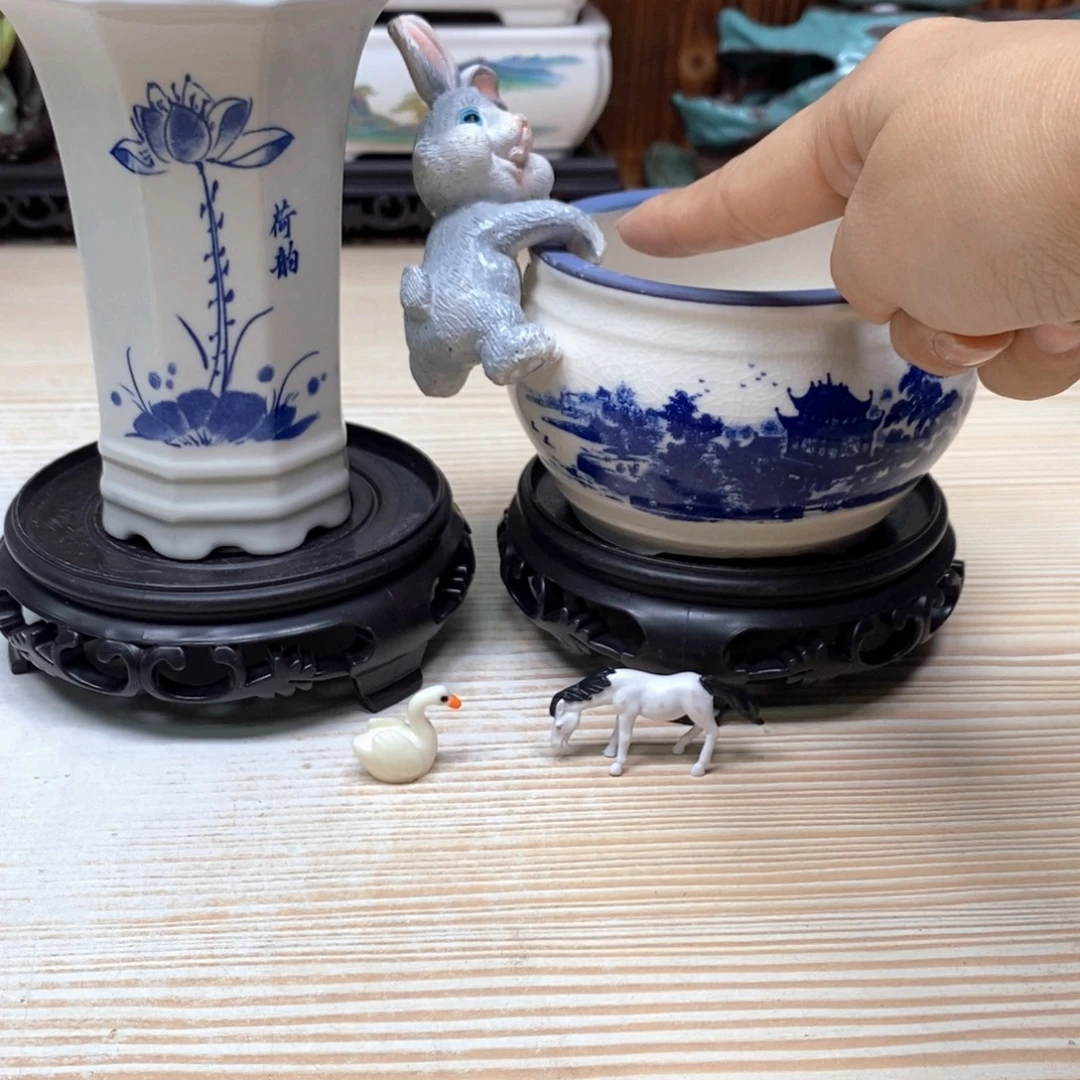 紫砂花盆陶瓷艺术花盆陶瓷