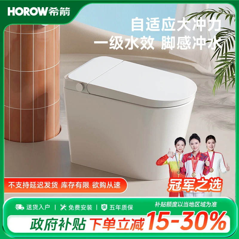 【政府补贴】希箭Q21（CZNT239003）脚感冲水轻智能马桶-305坑距