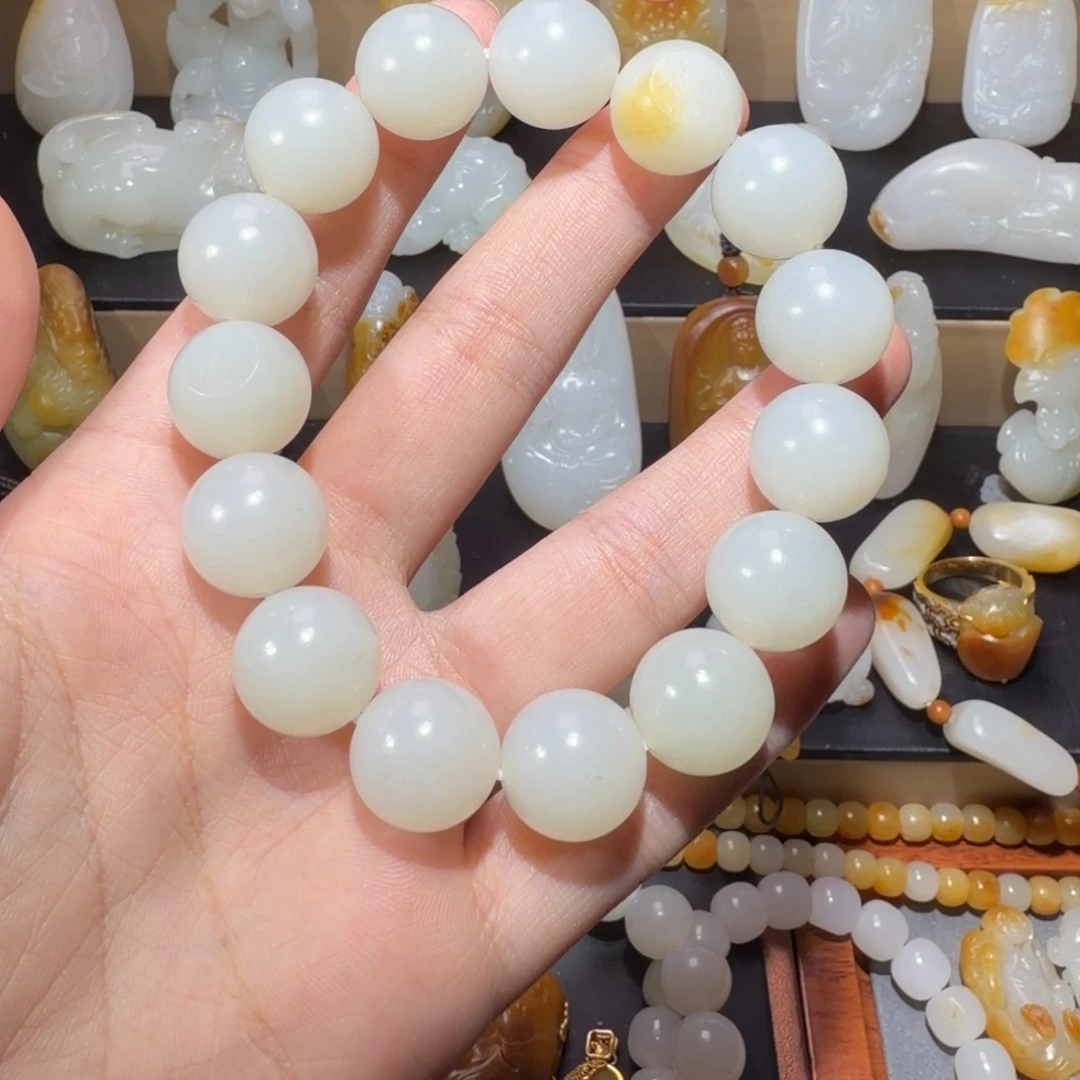 f***e和田玉未镶嵌手链